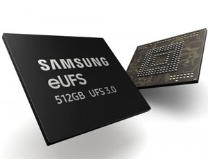 삼성전자, 차세대 모바일 메모리  ‘512GB eUFS 3.0’ 양산